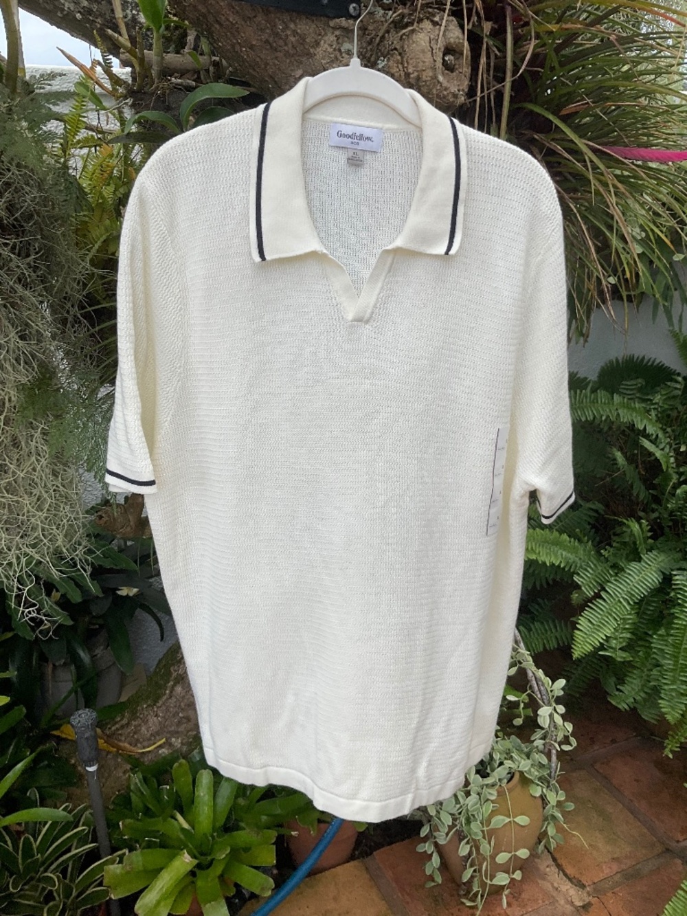 Men’s Cream Lightweight Sweater NWT  XL